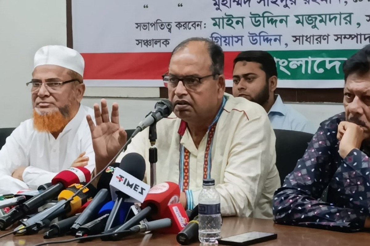 নির্বাচন নিয়ে টালবাহানা সহ্য করবে না জনগণ: শামসুজ্জামান দুদু