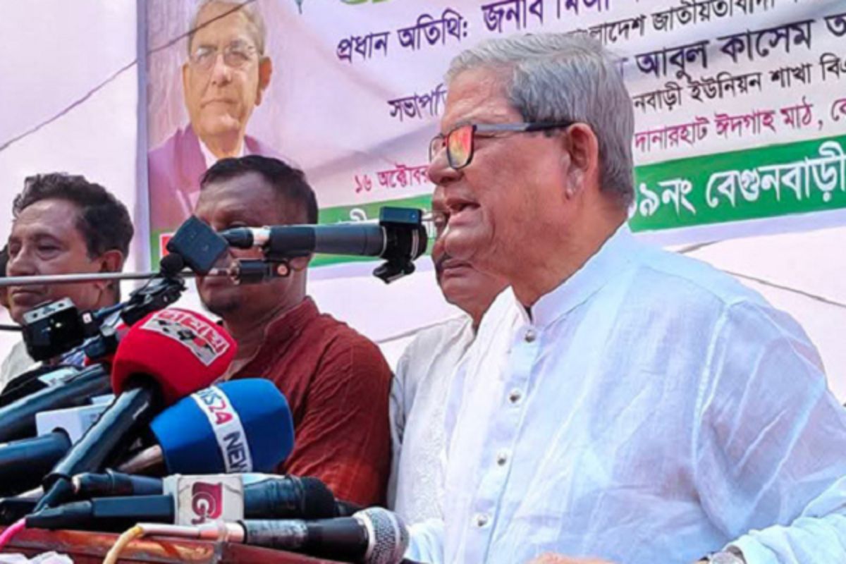 জনগণ নির্বাচন চায়, এখন আর কোনো আপস হবে না: মির্জা ফখরুল