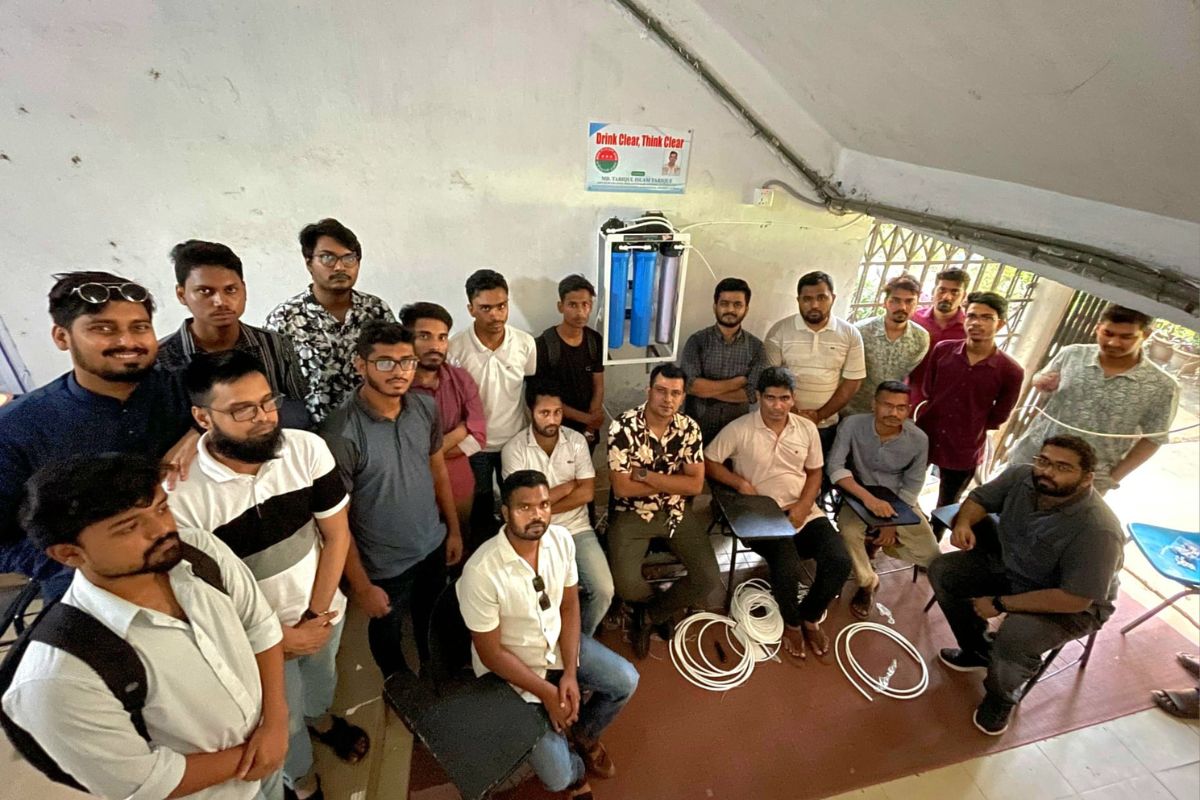 বিশুদ্ধ পানির ফিল্টার স্থাপন ছাত্রদল নেতার, উপকৃত হবে ঢাবির দুই হল