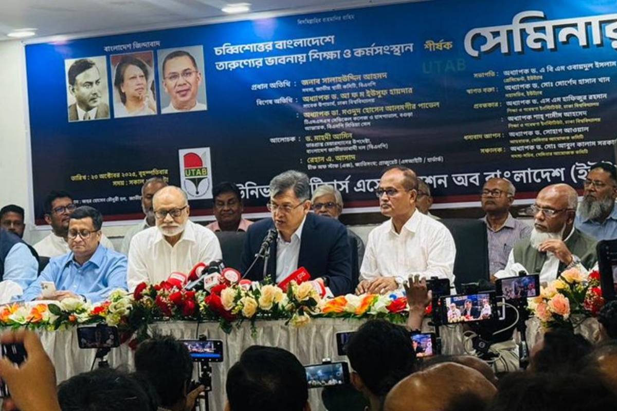 গণঅভ্যুত্থানের মূল শিক্ষা হলো পরিবর্তন ও নতুন দৃষ্টিভঙ্গি: সালাহউদ্দিন আহমেদ