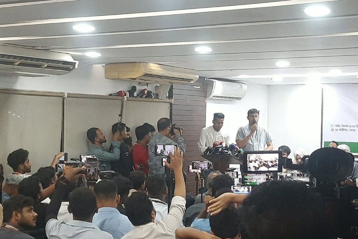 'প্রধান উপদেষ্টা শহীদ মিনারে গিয়ে সনদে স্বাক্ষর করলে এনসিপিও স্বাক্ষর করবে'