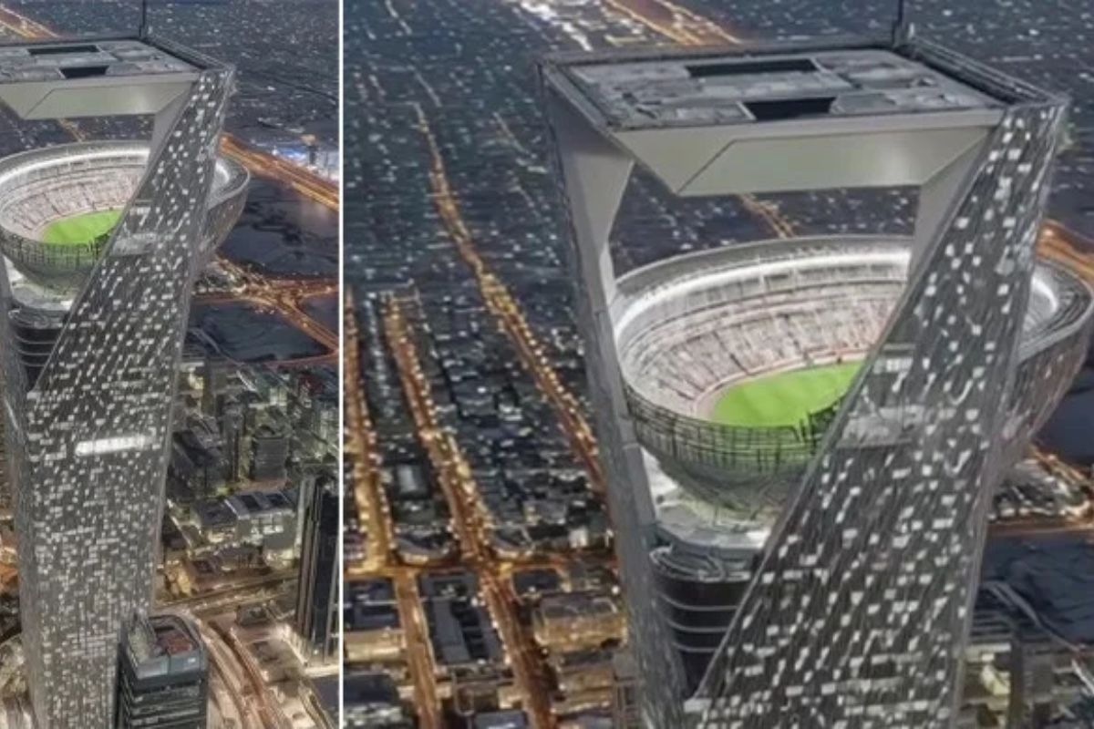 মাটি থেকে ১১৫০ ফুট উঁচুতে অত্যাশ্চর্য স্টেডিয়াম বানাচ্ছে যে দেশ