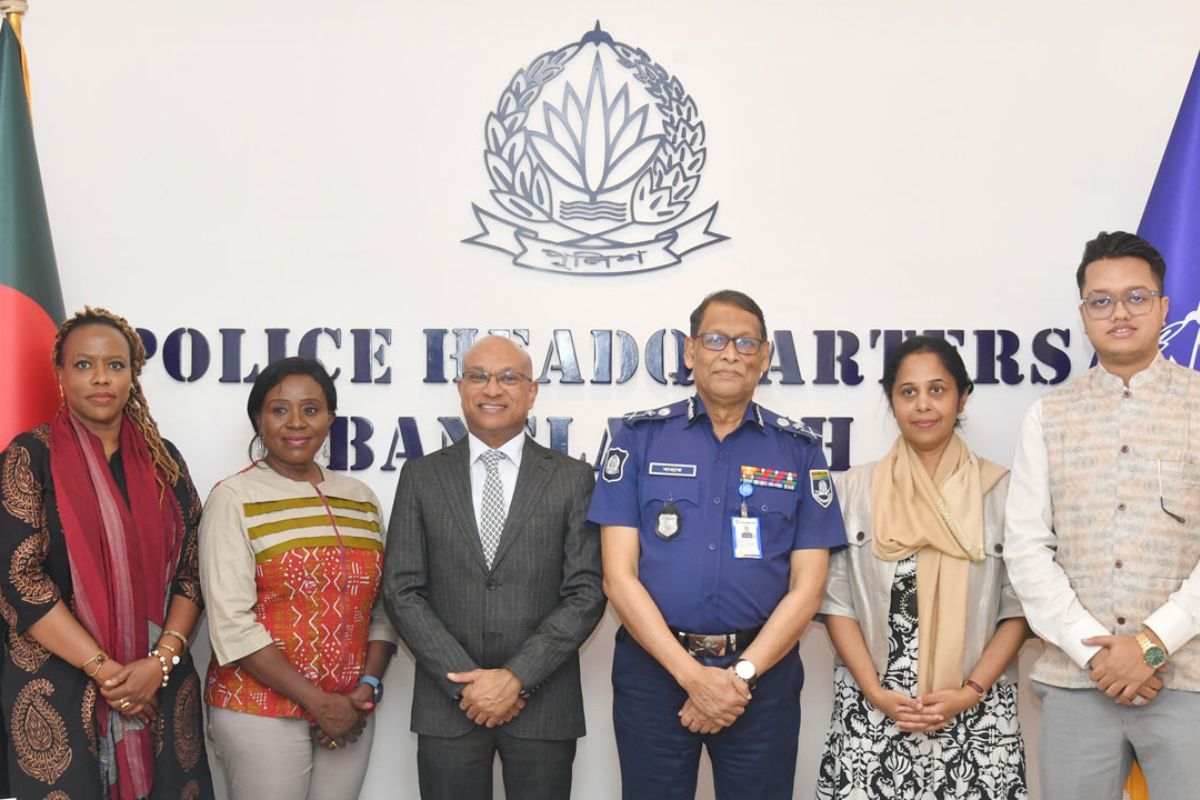 আইজিপির সঙ্গে কমনওয়েলথ প্রতিনিধিদলের সৌজন্য সাক্ষাৎ