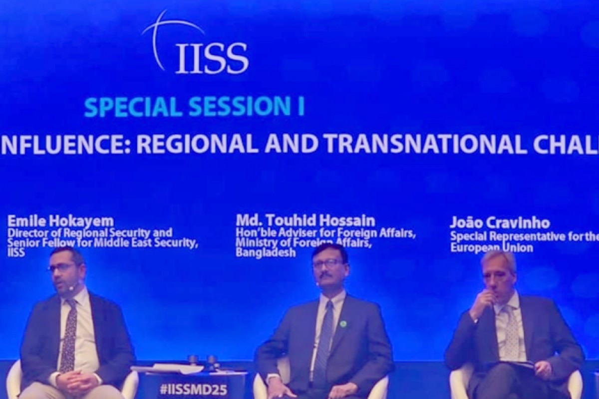 দেশে কোনো অ-রাষ্ট্রীয় সশস্ত্র গোষ্ঠীর কার্যক্রম চলবে না: পররাষ্ট্র উপদেষ্টা