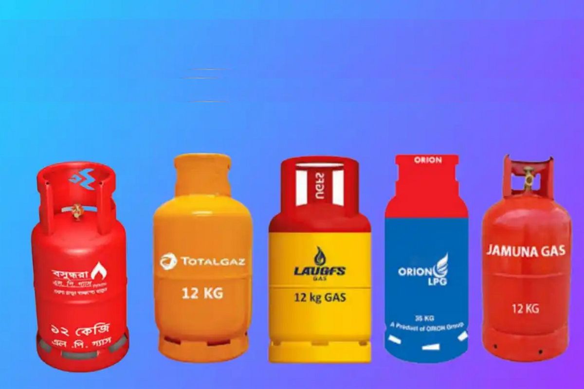 ১২ কেজি এলপিজি সিলিন্ডারের নতুন দাম নির্ধারণ