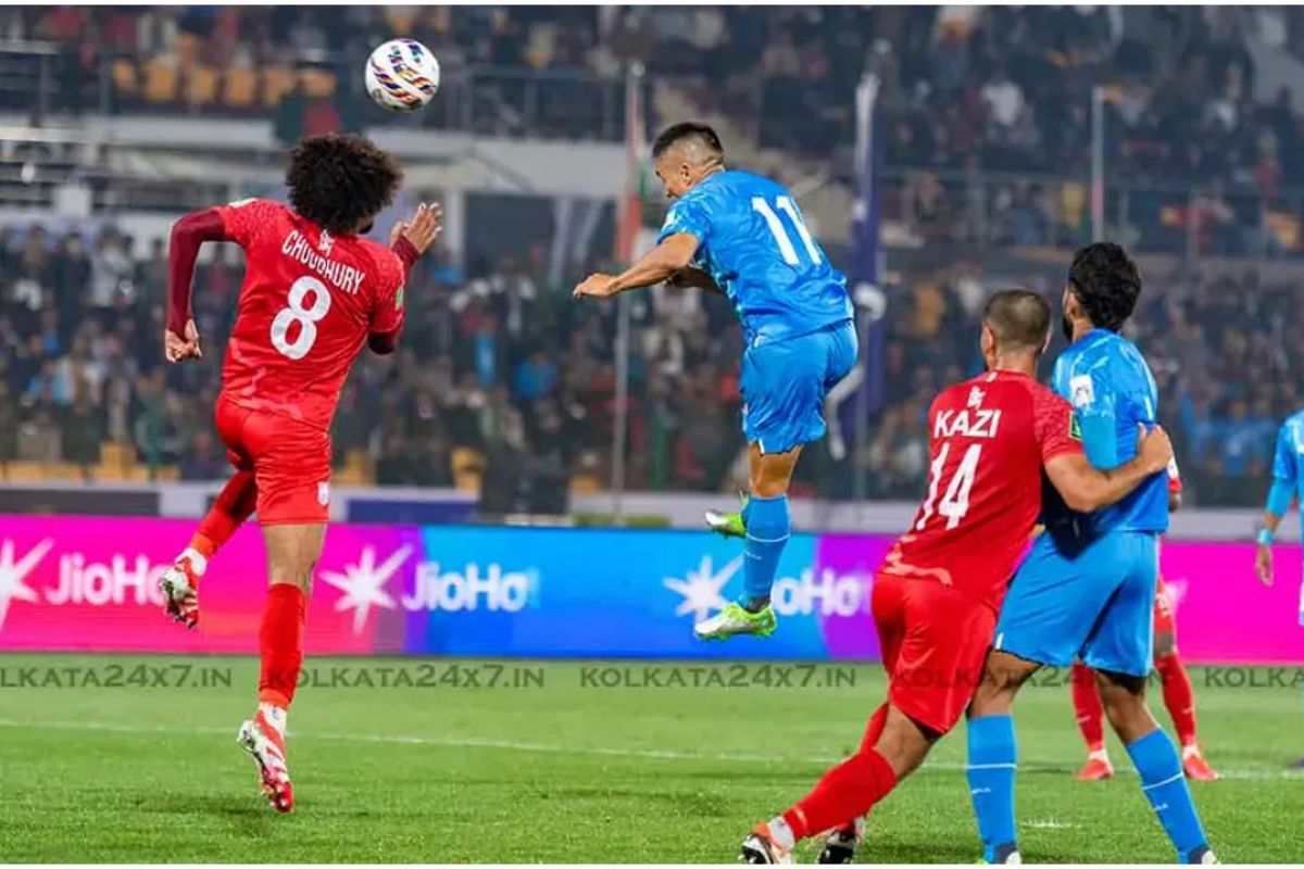 বাংলাদেশ বনাম ভারত: ৯০ মিনিটের খেলা শেষ, দেখুন ফলাফল-LIVE