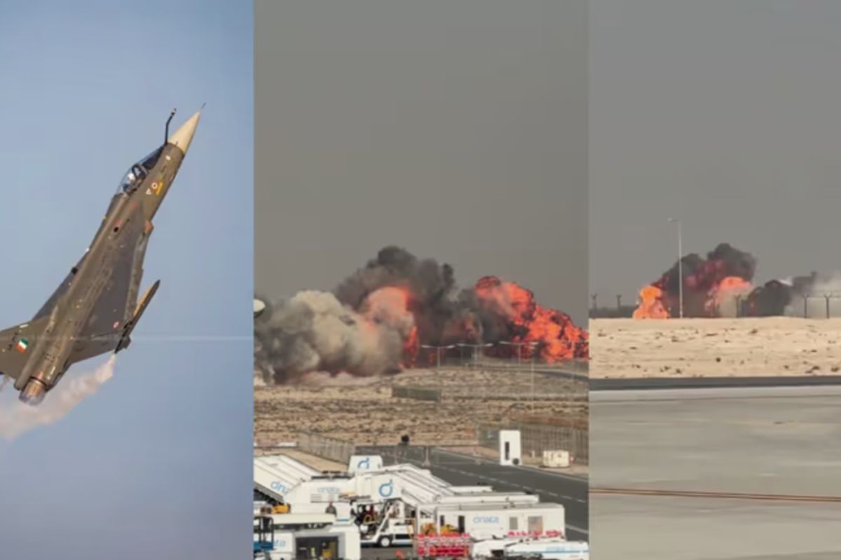 দুবাই এয়ার শোতে ভারতের তেজস বিমান বি’ধ্বস্ত