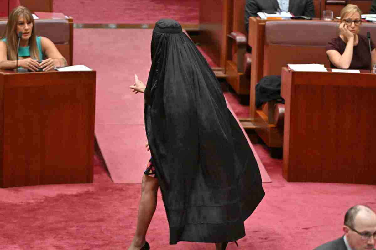 বোরকা অসম্মানে উগ্র সিনেটর পার্লামেন্ট থেকে বহিষ্কার