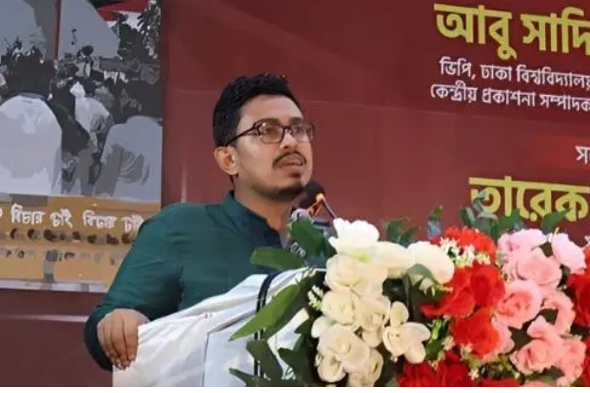 দেশের গণতন্ত্র ধ্বংসের স্থপতি ‘কালচারাল ফ্যাসিস্ট’: ভিপি সাদিক