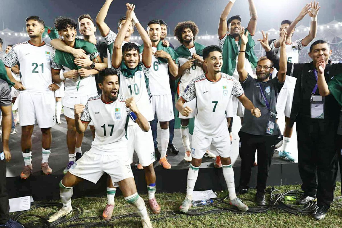 ভারতের বিপক্ষে জয়েও এএফসির জরিমানা গুণতে হল বাংলাদেশকে