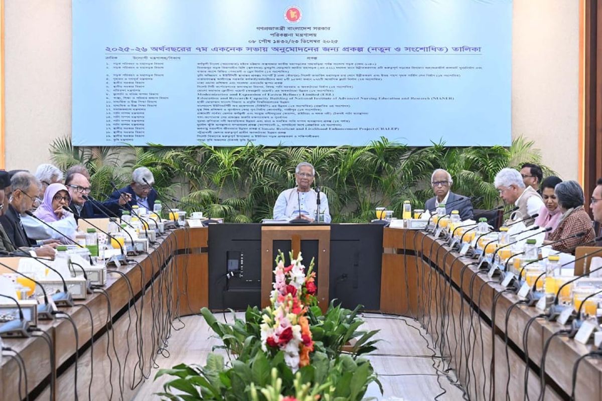 প্রধান উপদেষ্টার নেতৃত্বে বড় অংকের ২২ প্রকল্প পাস