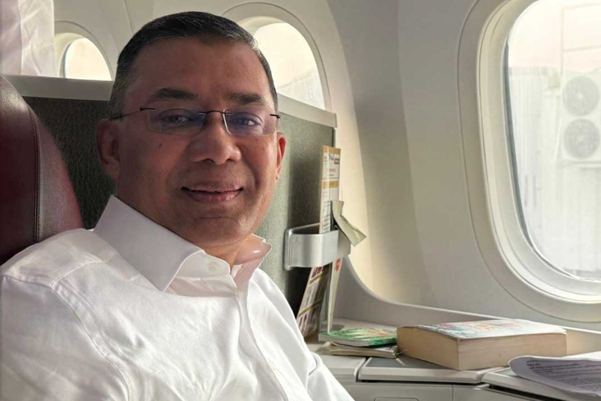 সিলেট হয়ে ঢাকার পথে তারেক রহমান, অবতরণ পৌনে ১২টায়