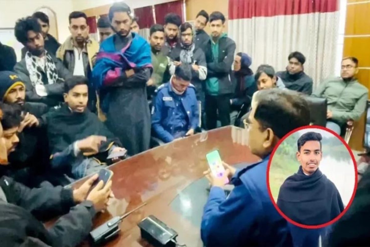 থানায় বসে ওসিকে হুমকি দেওয়া সেই বৈছাআ নেতা আটক