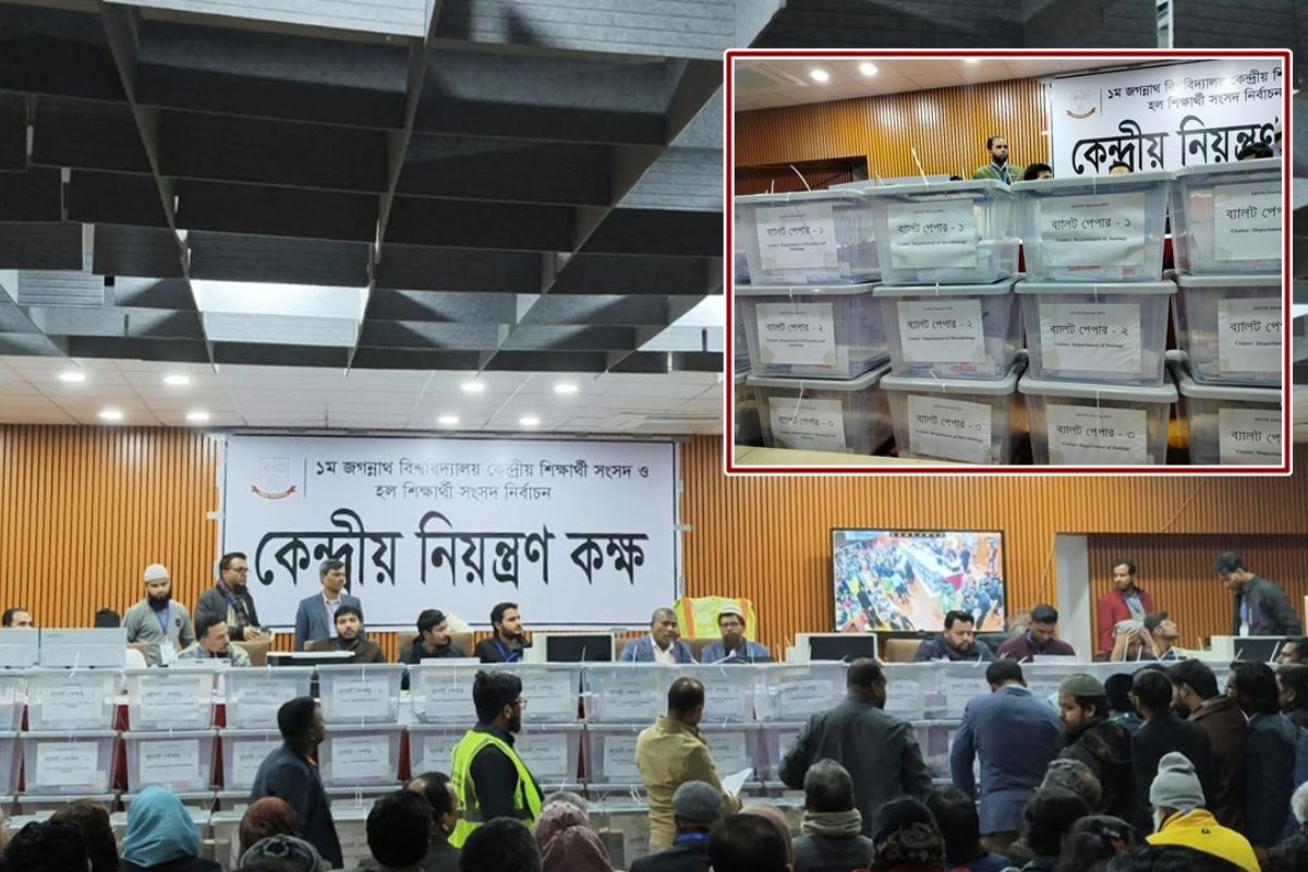 জকসু নির্বাচনে ৩৩ কেন্দ্রের ফল ঘোষণা: শীর্ষ পদে এগিয়ে যারা?