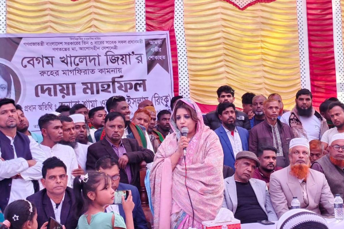 সকল ধর্মের মানুষ কেবল বিএনপির কাছেই নিরাপদ: শামা ওবায়েদ