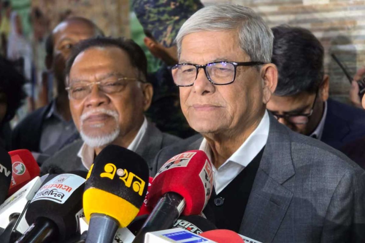 নির্বাচন কমিশন পক্ষপাতমূলক আচরণ করছে: মির্জা ফখরুল