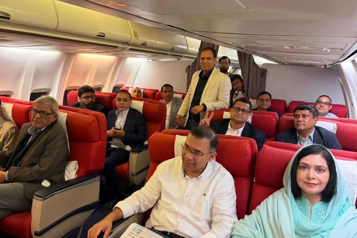 নির্বাচনি প্রচারণা শুরু করতে সিলেটের পথে তারেক রহমান