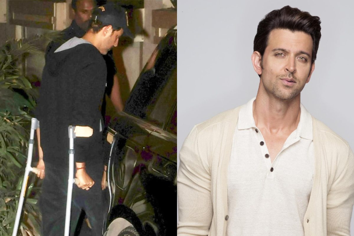 ক্রাচে ভর দিয়ে হাঁটছেন হৃতিক, ভাইরাল ভিডিওতে উদ্বিগ্ন ভক্তরা