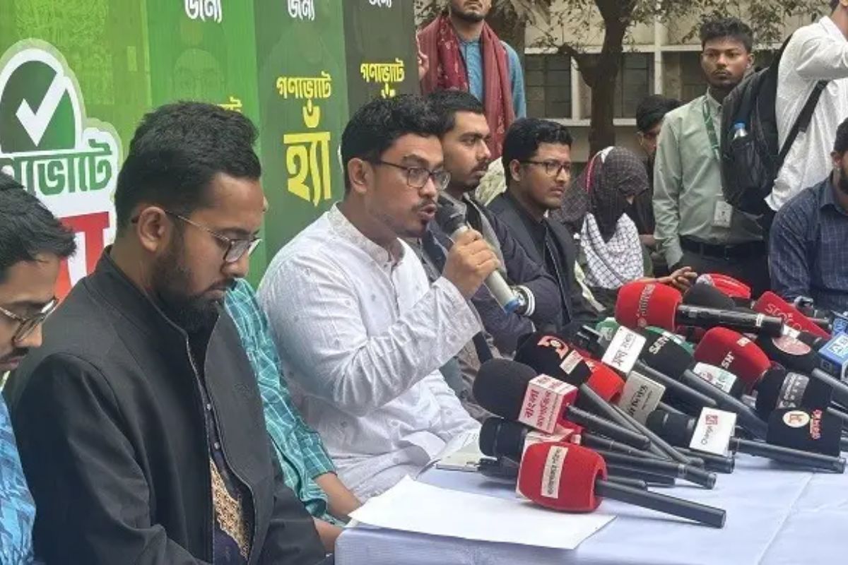 গণভোট নিয়ে ‘ঐক্যবদ্ধ ছাত্র সংসদ’র দেশব্যাপী কর্মসূচি ঘোষণা