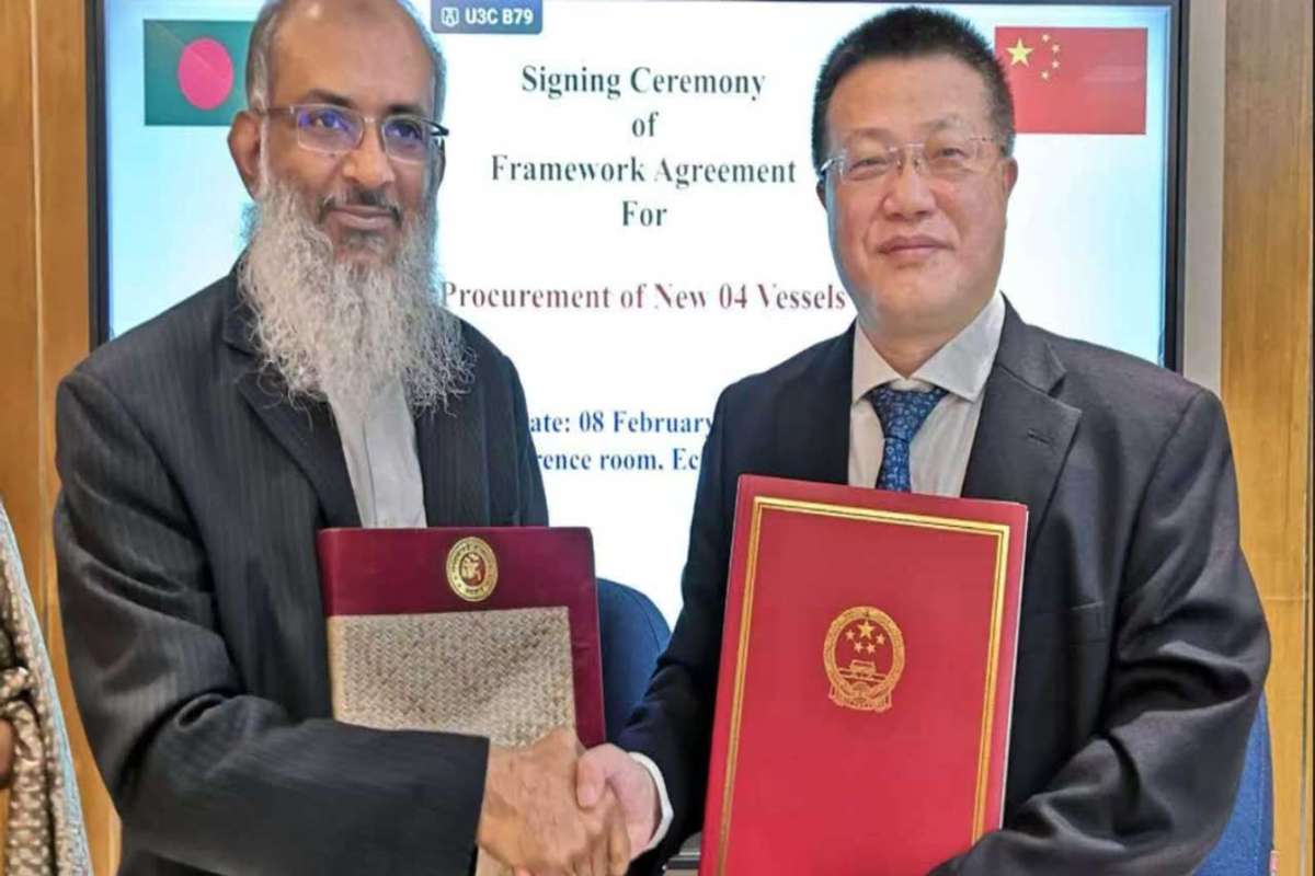 চীনের সঙ্গে চারটি জাহাজ কেনার চুক্তি করেছে বাংলাদেশ