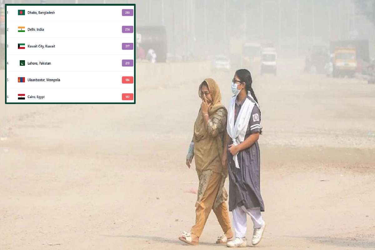 ভয়াবহ দূষণে আবার বিশ্বে এক নম্বর ঢাকা