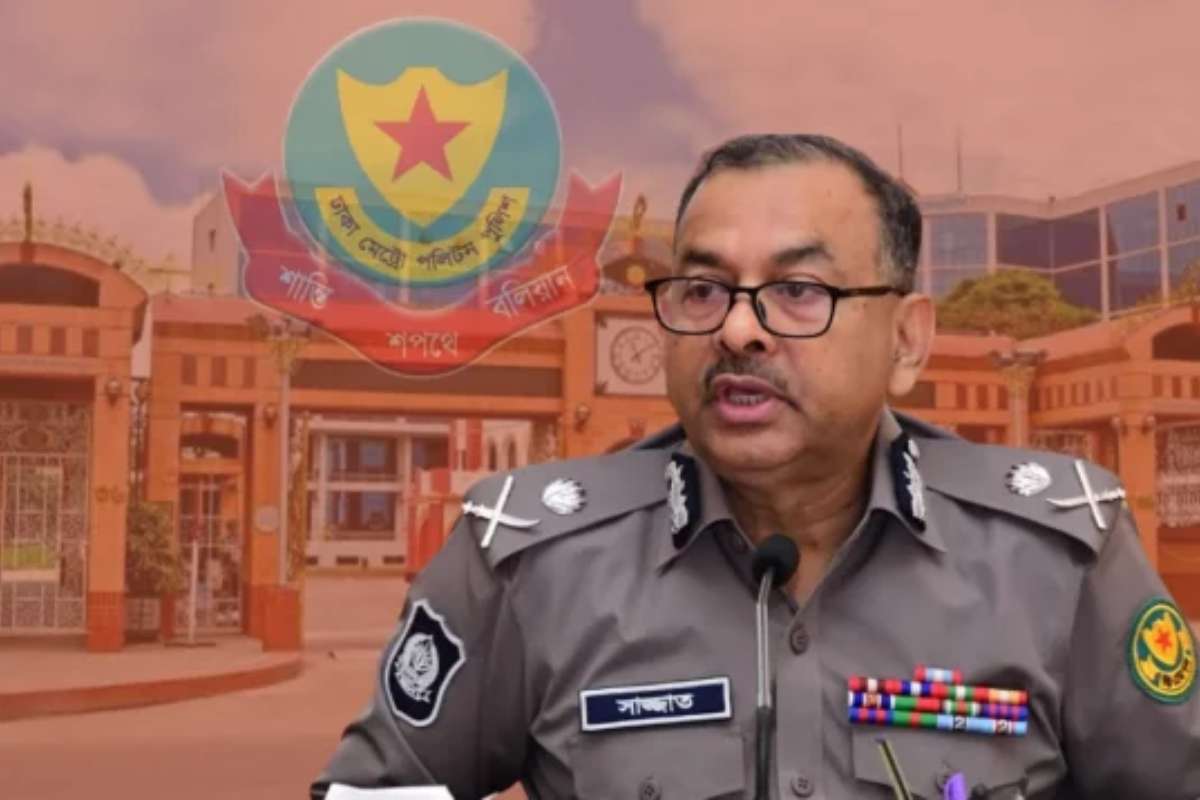 পদত্যাগপত্র জমা দিলেন ডিএমপি কমিশনার মো. সাজ্জাত আলী
