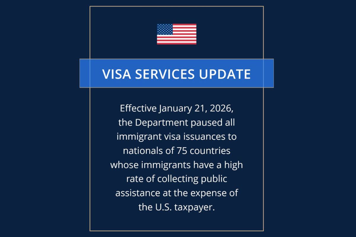 বাংলাদেশিদের মার্কিন অভিবাসী ভিসা স্থগিত, তবে ভিজিটর ভিসা চালু