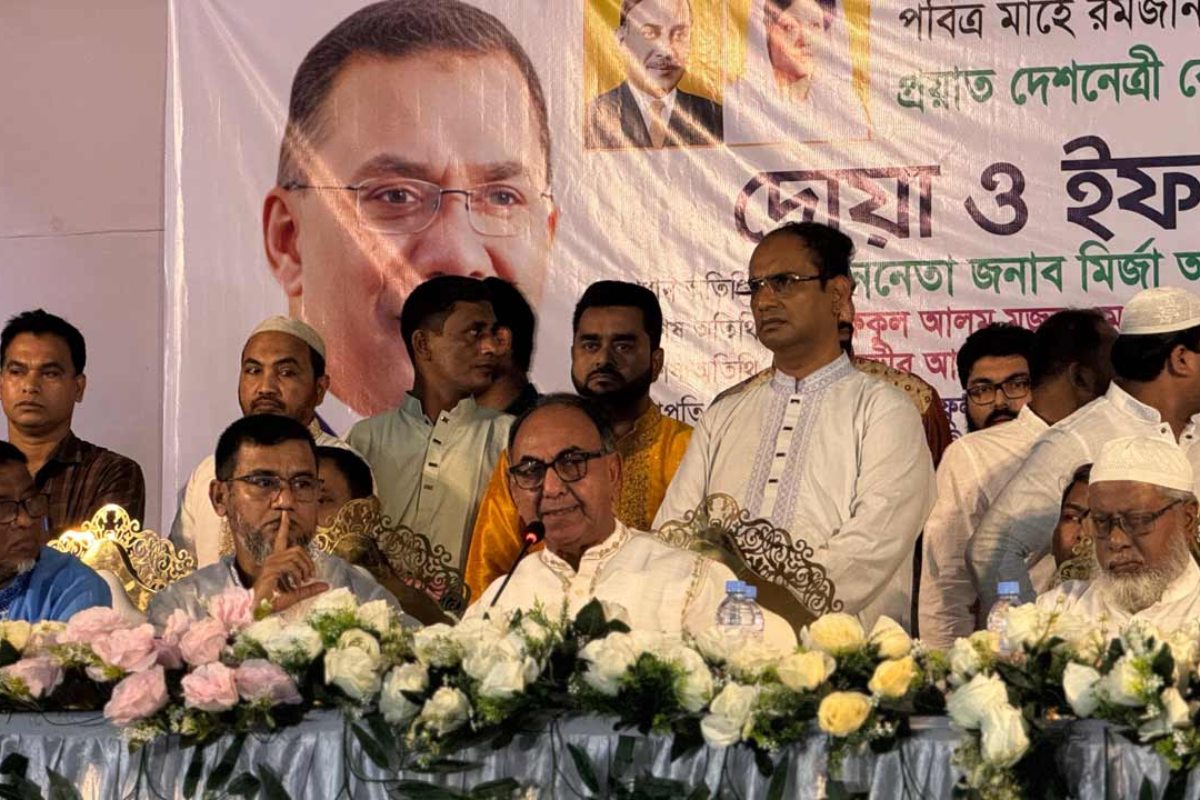 মিথ্যা অপবাদ দিয়ে তাকে বদনামী করা বড় পাপ: মির্জা আব্বাস