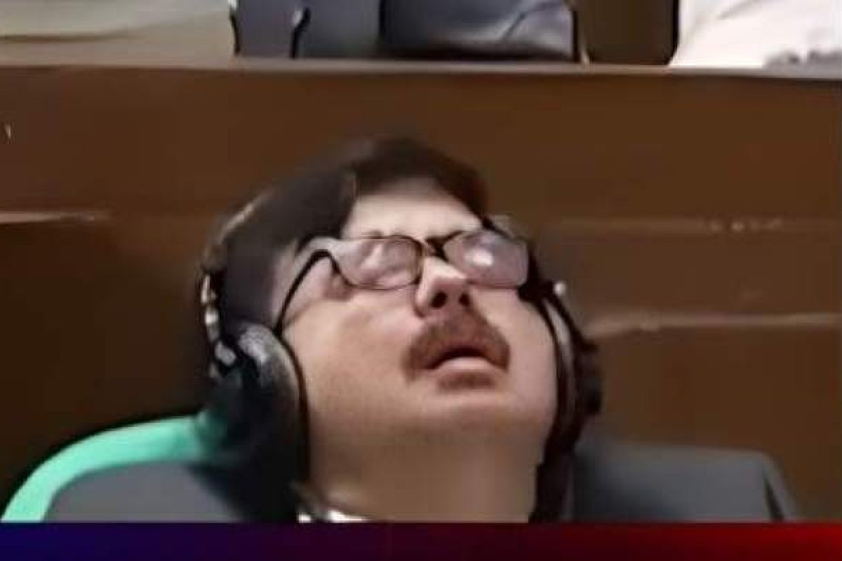 ত্রয়োদশ সংসদে ভাইরাল হলো ঘুমন্ত এমপির ভিডিও