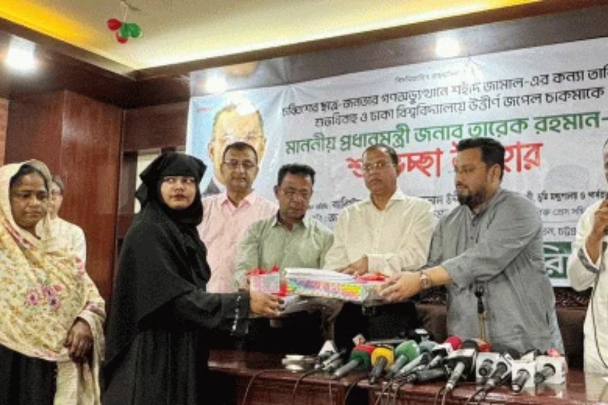 শহীদ জামালের মেয়ের বিয়েতে পাশে দাঁড়ালেন প্রধানমন্ত্রী