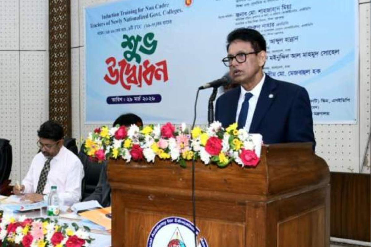 শিক্ষকরা শিক্ষার্থীদের ভবিষ্যৎ নির্মাণে সরাসরি ভূমিকা রাখেন: শিক্ষামন্ত্রী