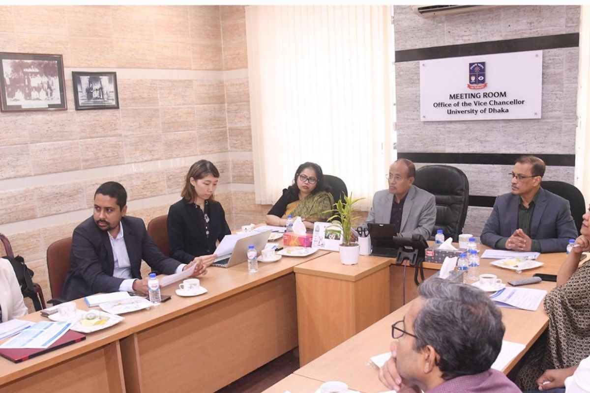 ঢাবি উপাচার্যের সঙ্গে জাইকা প্রতিনিধিদলের সাক্ষাৎ