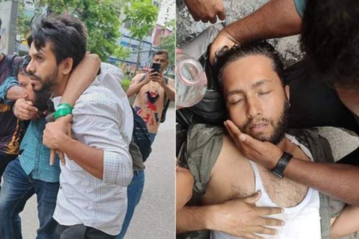 প্রাথমিক শিক্ষক পদপ্রত্যাশীদের অবস্থান কর্মসূচিতে পুলিশের লাঠিচার্জ