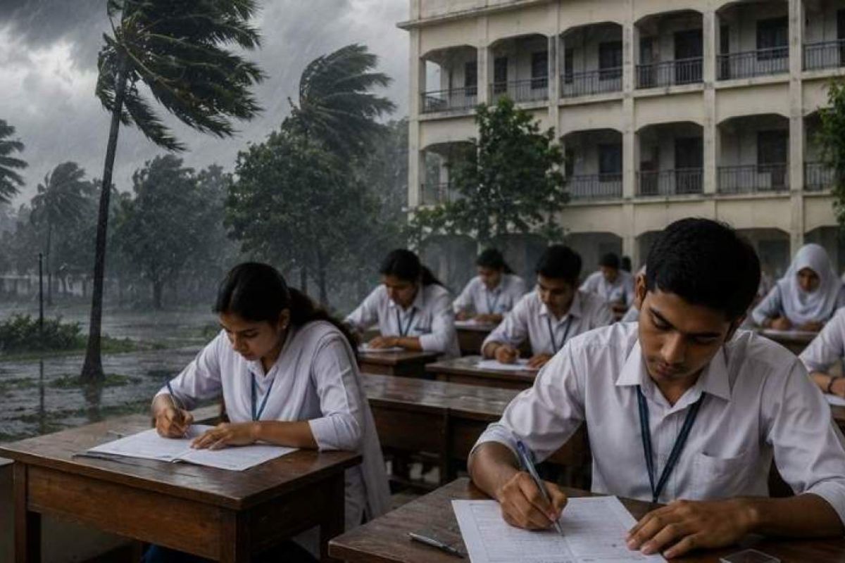 প্রাকৃতিক দুর্যোগে সারা দেশেই স্থগিত হতে পারে এইচএসসি পরীক্ষা