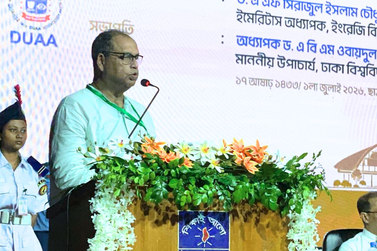 ‘সত্য, ন্যায় ও গণতন্ত্রের পক্ষে সবসময় দাঁড়িয়েছে ঢাকা বিশ্ববিদ্যালয়’