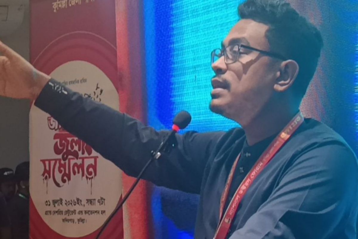 জুলাই আন্দোলনের সঙ্গে বিশ্বাসঘাতকতা মেনে নেবে না জনগণ: সাদিক কায়েম