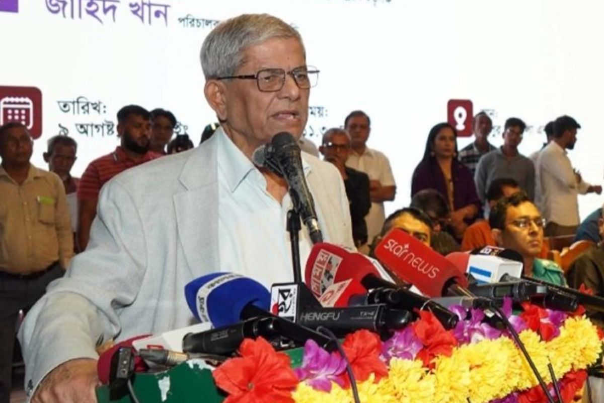 সরকারকে সুযোগ দিন, দেশের উন্নয়নে কাজ হবে: মির্জা ফখরুল