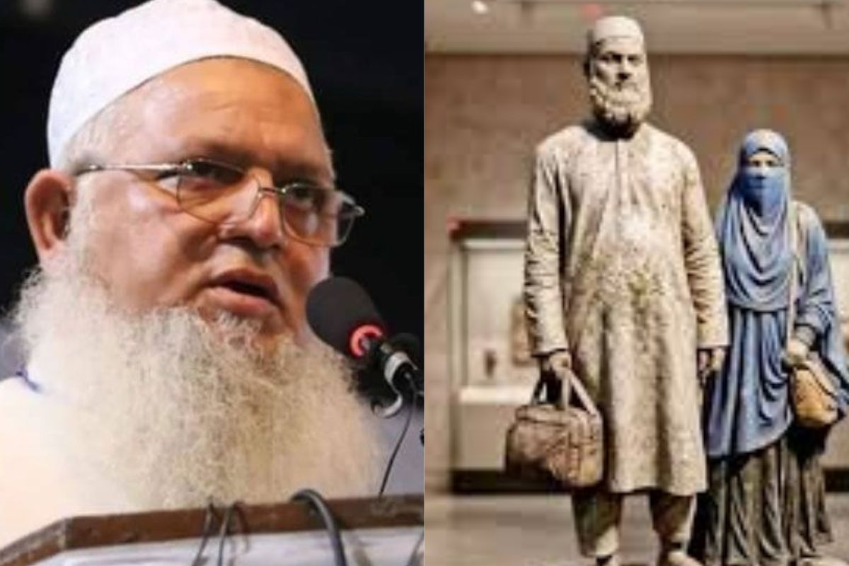 জুলাই জাদুঘরের ভাস্কর্য দ্রুত অপসারণের দাবি হেফাজত নেতার
