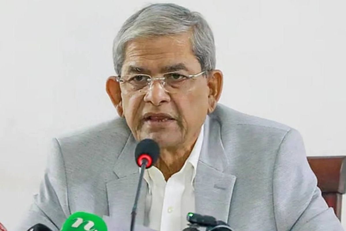 খালেদা জিয়ার আদর্শে বিএনপিকে পুনর্গঠন করতে চাই: মির্জা ফখরুল