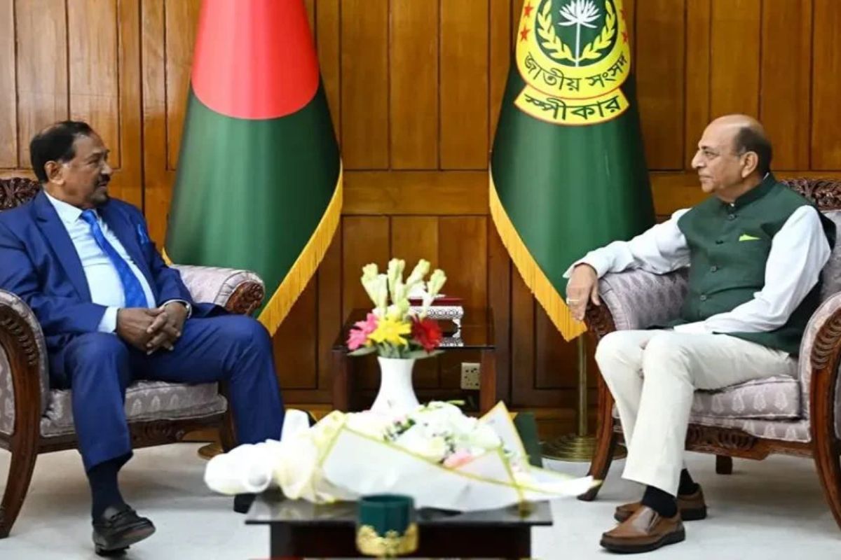 স্পিকারের সঙ্গে ভারতীয় হাইকমিশনারের বৈঠক