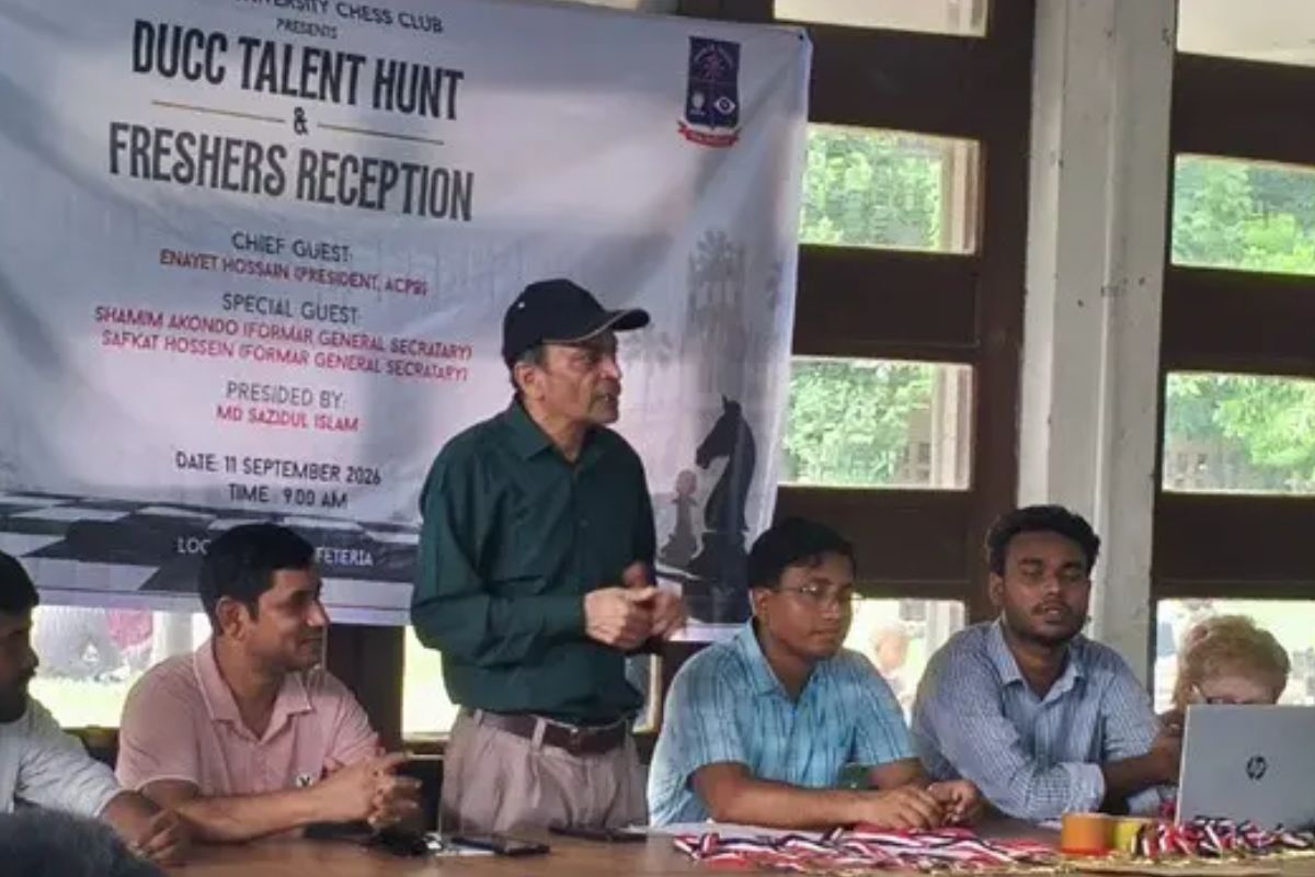 ঢাবি দাবা ক্লাবের ট্যালেন্ট হান্টে চ্যাম্পিয়ন আকিব হাসান