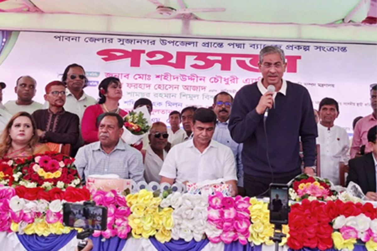 জানুয়ারি-ফেব্রুয়ারিতে পদ্মা ব্যারেজের কাজ শুরুর আশা: পানিসম্পদমন্ত্রী