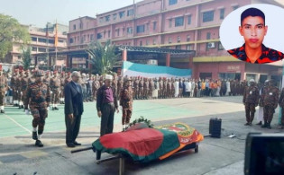 চোখের জলে নির্ভীক ও দক্ষ বীরকে বিদায় জানালো ফায়ার সার্ভিস