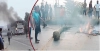 যানবাহন ভাঙচুর ও আগুন বেক্সিমকো শ্রমিকদের