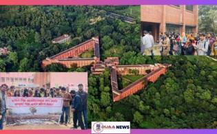 আগুন দিয়ে জাবিতে বৃক্ষনিধন; জড়িতদের বিচারসহ ৫ দফা দাবি