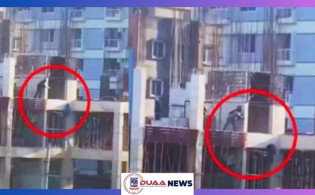 ছাদের কার্নিসে ঝুলে থাকা ছাত্রকে গুলি করা সেই পুলিশ গ্রেপ্তার