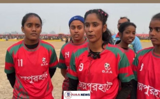 হিলিতে সেই নারী ফুটবল টুর্নামেন্ট অনুষ্ঠিত