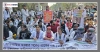 শাহবাগে ম্যাটস শিক্ষার্থীদের চার দফা দাবিতে অবরোধ