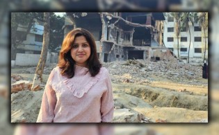 ন্যান্সির ফেসবুক পোস্টে ৩২ নম্বরের ভাঙা বাড়ির ছবি, জানালেন নিজের অনুভূতি