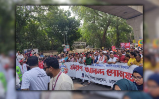 শেষ হলো আনন্দ শোভাযাত্রা